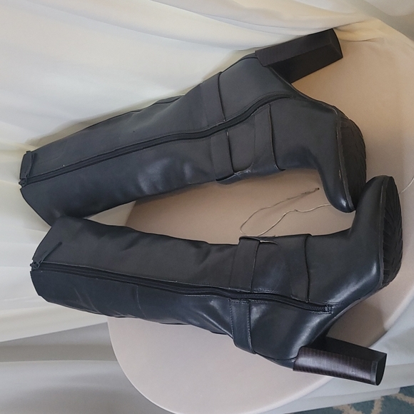 NINE WEST Skylight Knee High Leather boots Size 8M - Picture 8 of 8